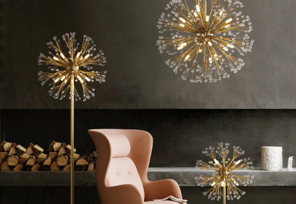 crystal dandelion chandelier