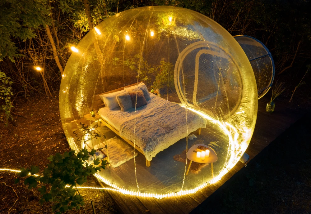 transparent crystal tents